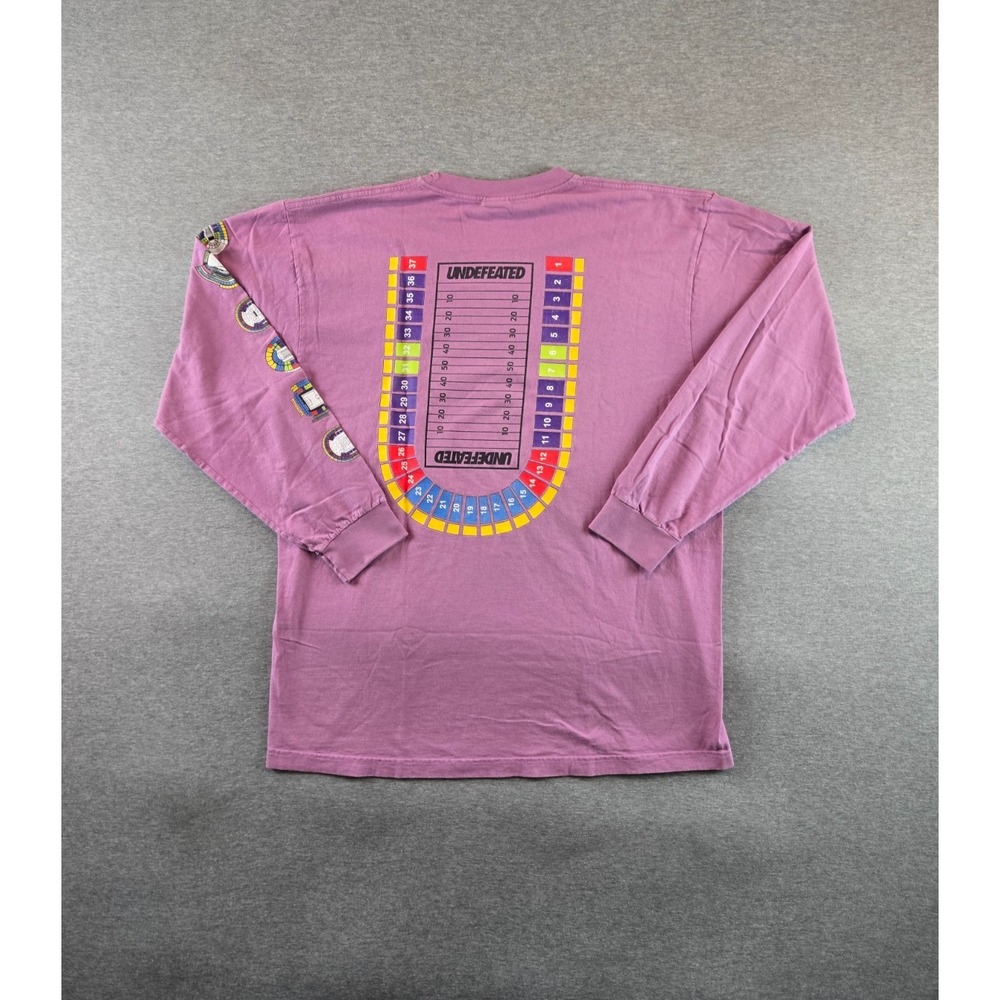 Undefeated Shirt Mens Large Purple‎ Stadium Fall 2020 Long Sleeve Tee Streetwear